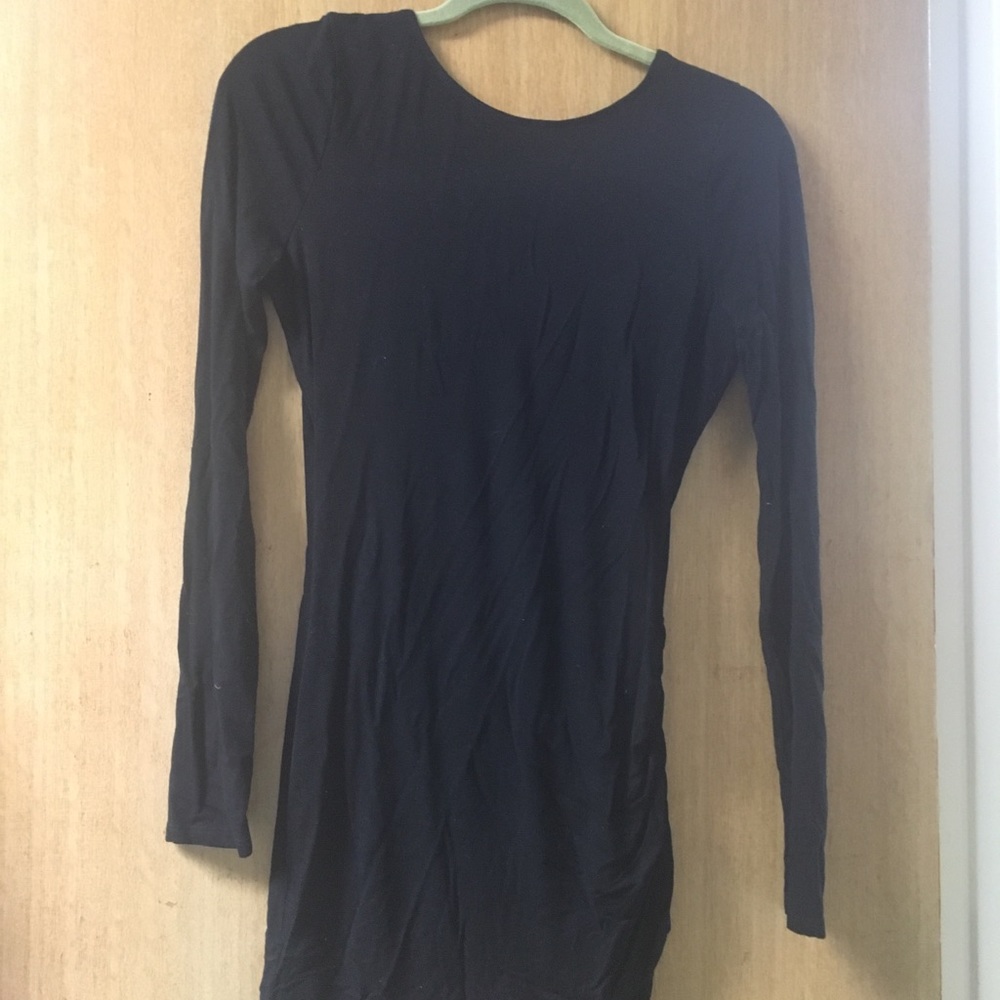 Black spandex mini
